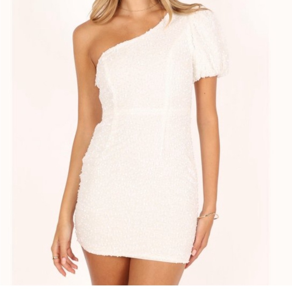 Petal and Pup Khloe Mini White Dress Size XL